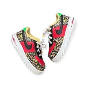 Nike strawberry banana air force 1s